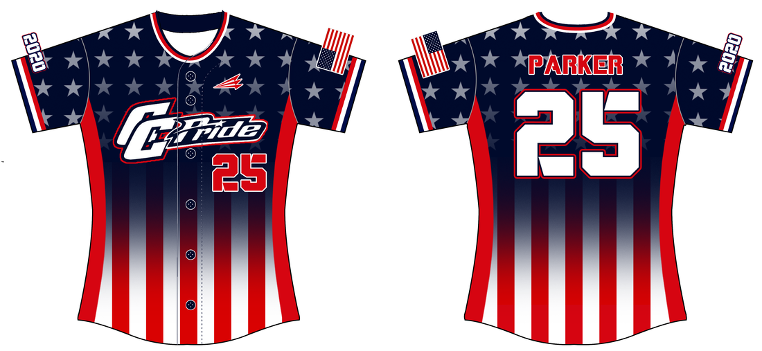 CC Pride Custom Patriotic Softball Jerseys - Custom Softball Jerseys .com -  The World's #1 Choice for Custom Softball Uniforms