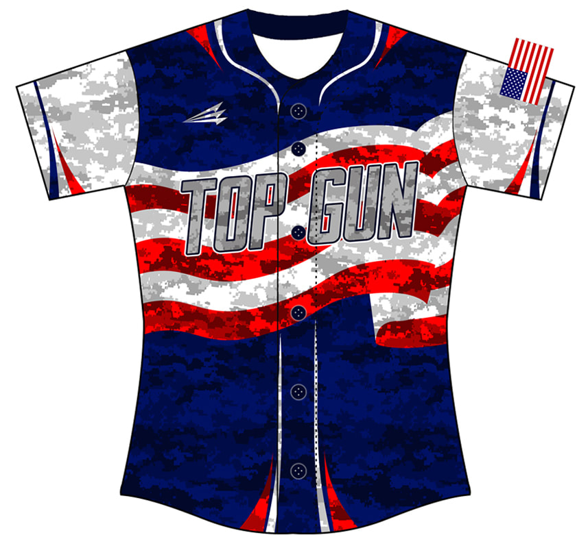 Custom Softball Jerseys .com - Patriotic Softball Jerseys - Custom ...