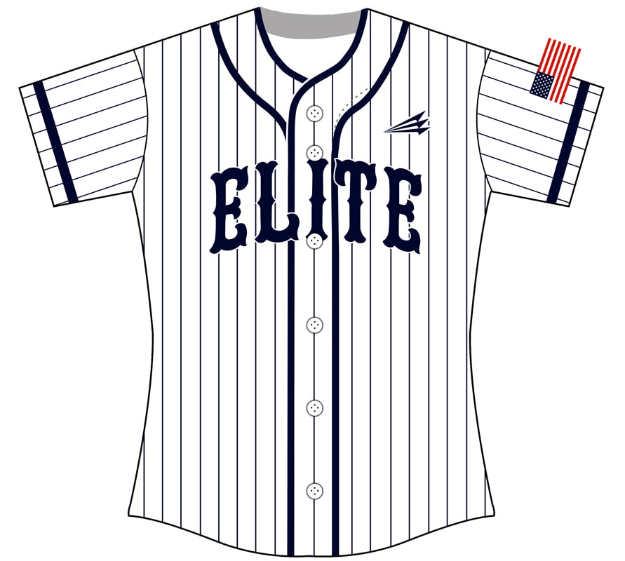 Custom Softball Jerseys .com - Pinstripe Softball Jerseys - Custom